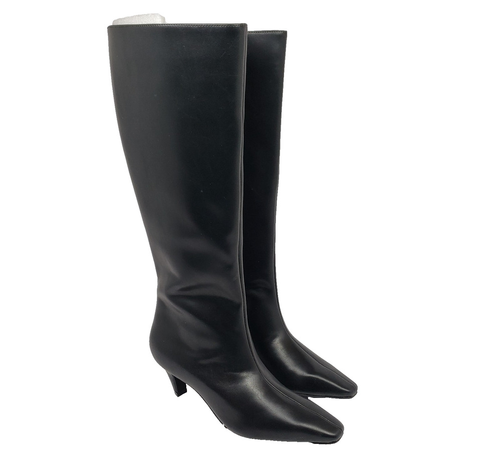 I.N.C. International Concepts Sameya Womens Size 6.5 Black 2" Heel Knee Hi Boots